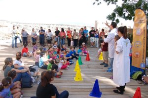 Imagen de archivo de una actividad infantil en la Alcazaba.