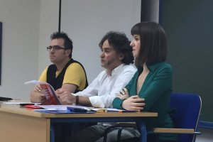 A la derecha, Lucía Ayala y Antonio Heras.