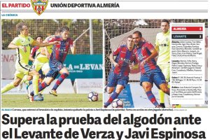 La página de LA VOZ tras el amistoso.