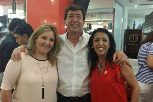 Eva García, Juan Marín y Marta Bosquet