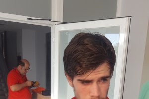 José Ángel Pozo en El Alcoraz.