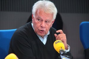 Felipe González en una entrevista en la SER.