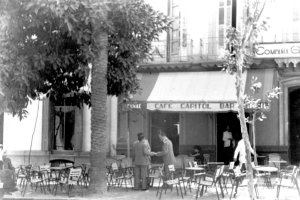 El capitol estaba en la parte baja del Paseo, junto a la esquina con la calle Lachambre.