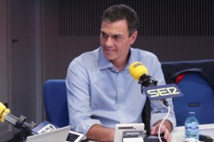 Pedro Sánchez esta mañana en la SER.