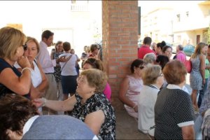 Concentración en las puertas de la guardería en septiembre de 2013.