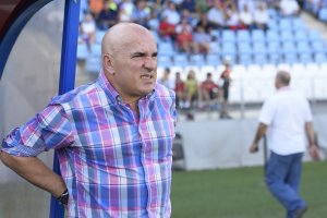 Sampedro antes del pitido inicial.