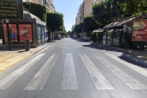 Foto captada ayer por la tarde en el Paseo.