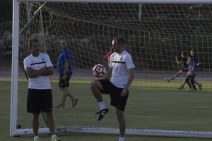Fernando Soriano en el campo Anexo.