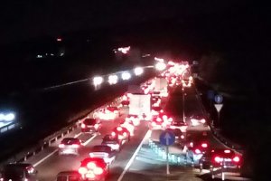 Las últimas obras han causado importantes atascos en esta vía.