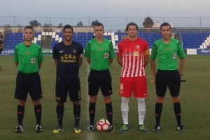 Capitanes de UCAM y Almería en Pinatar.