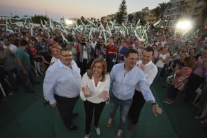 Mitin de Susana Díaz en Roquetas de Mar.