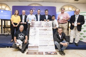 Presentación  del festival con asistencia de organizadores y colaboradores, ayer.