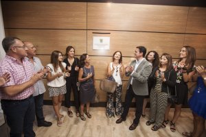 Momento de la inauguración del Centro de Día