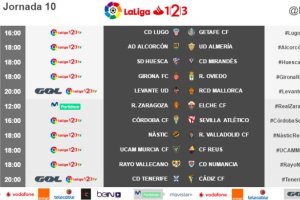 La décima jornada al completo.