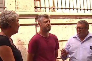 Portavoces de Tú Decides, IU y PSOE en Roquetas