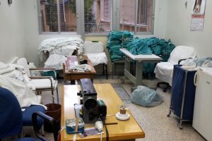 Unidad de Costura del servicio de Lavandería de Torrecárdenas.