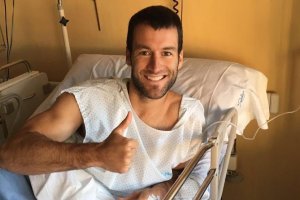 El jugador tras la operación.