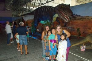 La pieza estrella de la exposición es el grandioso Tiranosaurio Rex.