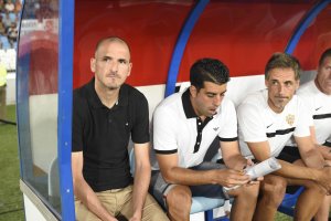 Soriano en el banquillo del Mediterráneo.