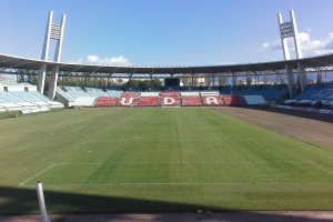 Así marchan los trabajos en el Estadio.