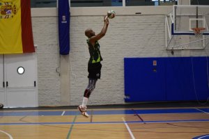 Moisés Cézar en pleno entrenamiento.