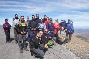 Participantes en la ruta del año pasado.
