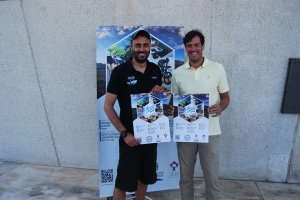 Miguel Lozano con Juanjo Salvador.