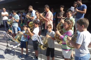 Imagen de archivo de protestas de alumnos.