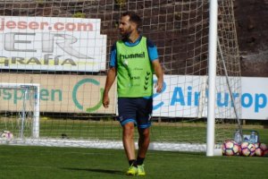 Entrenamiento del CD Tenerife.