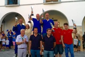 Podium del Rally Crono de Berja.