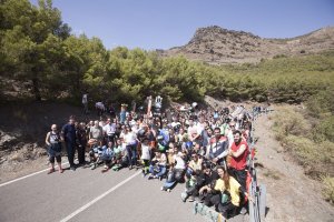 ‘Raiders’ y autoridades que se dieron cita en esta nueva edición de la ‘International Freeride’.