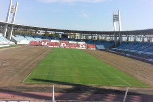 Aspecto del campo este domingo.