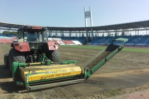 Las máquinas trabajando en el Mediterráneo.
