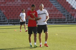 Joaquín hablando con Soriano.