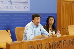 Juan Marín y la almeriense Marta Bosquet.