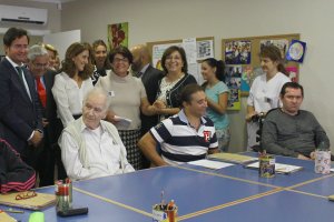 En la imagen, el subdelegado del Gobierno, Andrés García Lorca y el alcalde de El Ejido, Francisco Góngora, en una visita a las instalaciones de la a