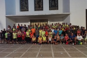 Los senderistas de La Mojonera.