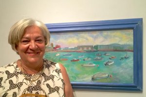 Pepa Domingo presenta sus obras en Almería hasta el 30 de octubre.