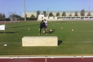 Ángel Férez con Julián.