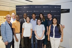Nadal con el equipo del Grupo Cosentino en Nueva York