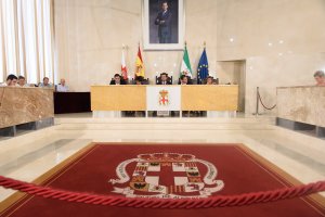 Mesa presidencial del Pleno