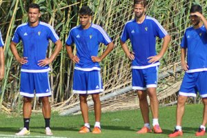 Entrenamiento del Cádiz.
