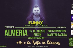 Cartel del concierto benéfico.