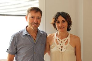 Los fundadores de la asociación cultural Proyecto ‘Árbol de la Vida’, Paqui  y Alberto.