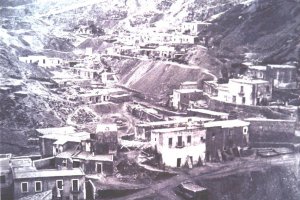 Estado de las Minas de Sierra Almagrera, entre 1874 y 1875, donde trabajaban y residían los mineros.