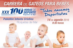 La carrera de bebés será la gran novedad del domingo.