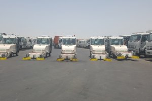 Las últimas barredoras llegadas a Arabia Saudí