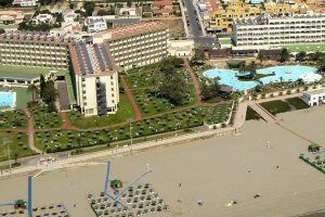 Vista aérea de una parte de la Urbanización.