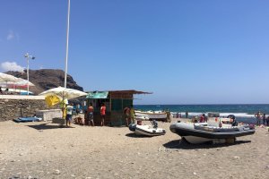 Caseta de la empresa autorizada a hacer viajes a San Pedro