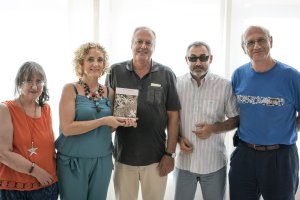 Los cinco autores de esta primera entrega: Pilar Quirosa-Cheyrouze, Mar de los Ríos, Pedro Felipe Granados, Ginés Bonillo y Carlos Díaz Domínguez.